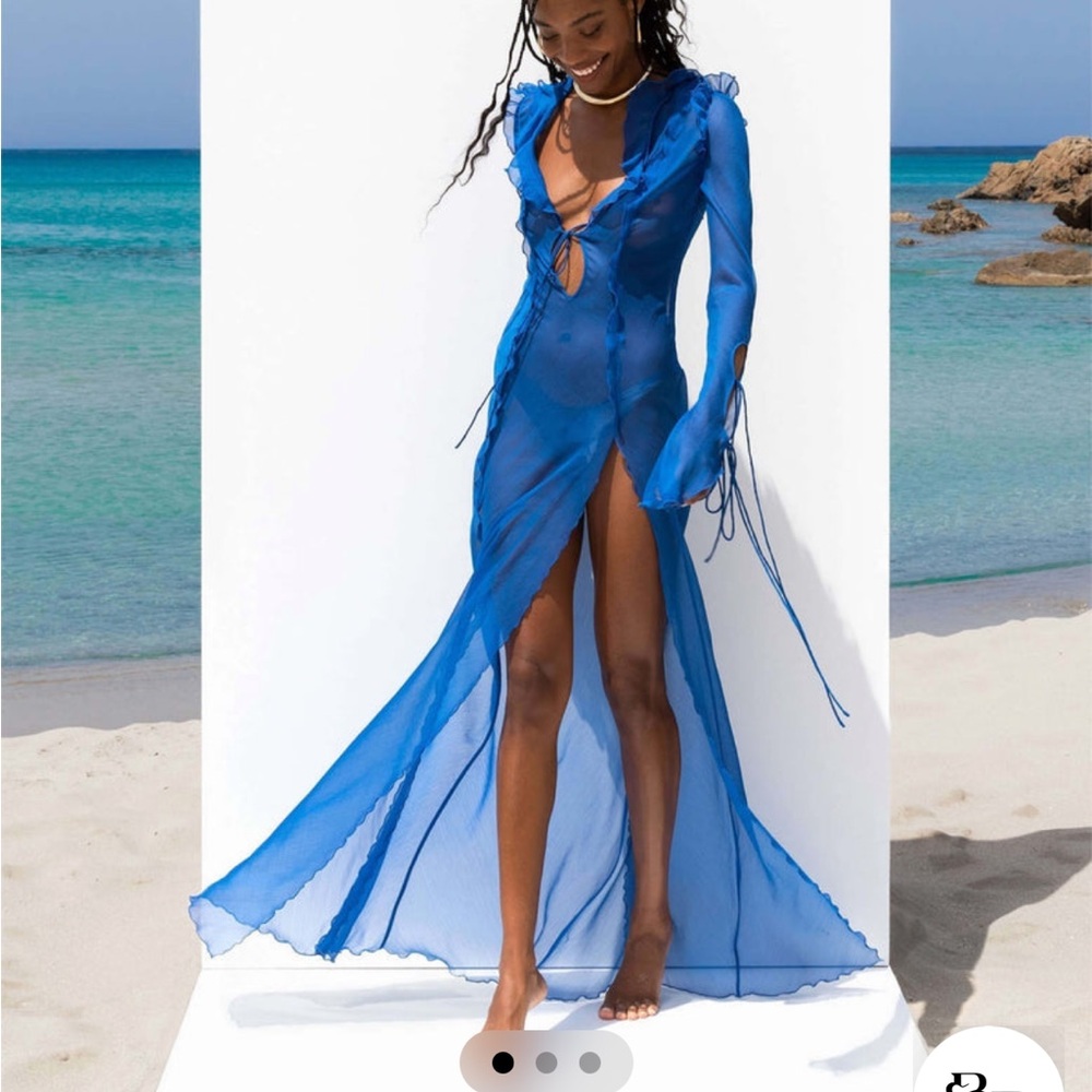 FARRETTI DRESS BLUE